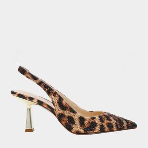 Betsey Johnson Leopard Slingback